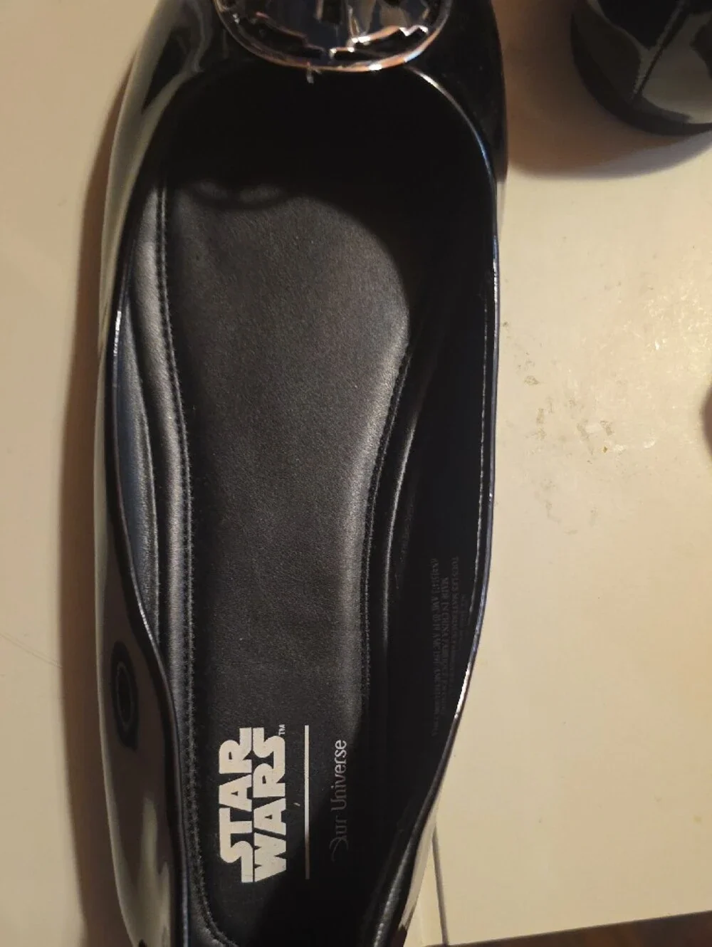 Star Wars Galactic Empire Patent Leather Flats Size 8